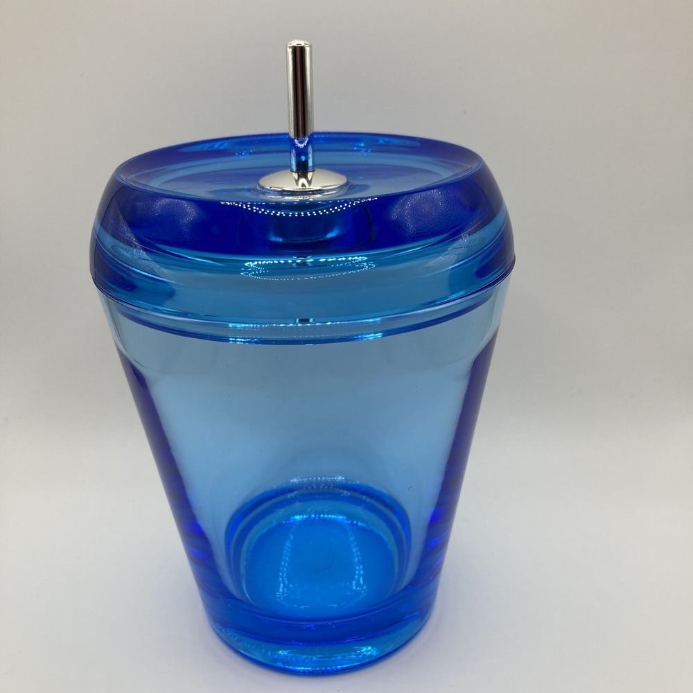 Cotton Ball Holder Cotton Ball Cotton Swab Holder Dispenser Clear Blue Container